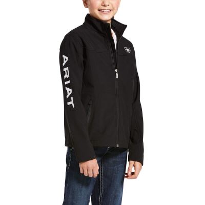 Ariat New Team - Softshell Jas Zwart Kinderen - 17452-761